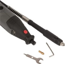 Powerplus POWE80060 Roterende Multitool - Multifunctioneel Gereedschap - 135W - Roterend - Variabele Snelheid - Incl. Statief, Slang, 40 Accessoires En Gereedschapskoffer -Makita Winkel 1200x1180 7