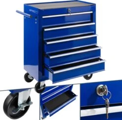 AREBOS - Gereedschapswagen Trolley - 5 Lades