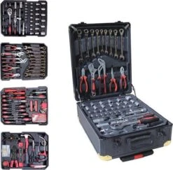 Swiss Kraft - Gereedschapskist Gereedschapset 326 Delig Met Telescopische Handvat