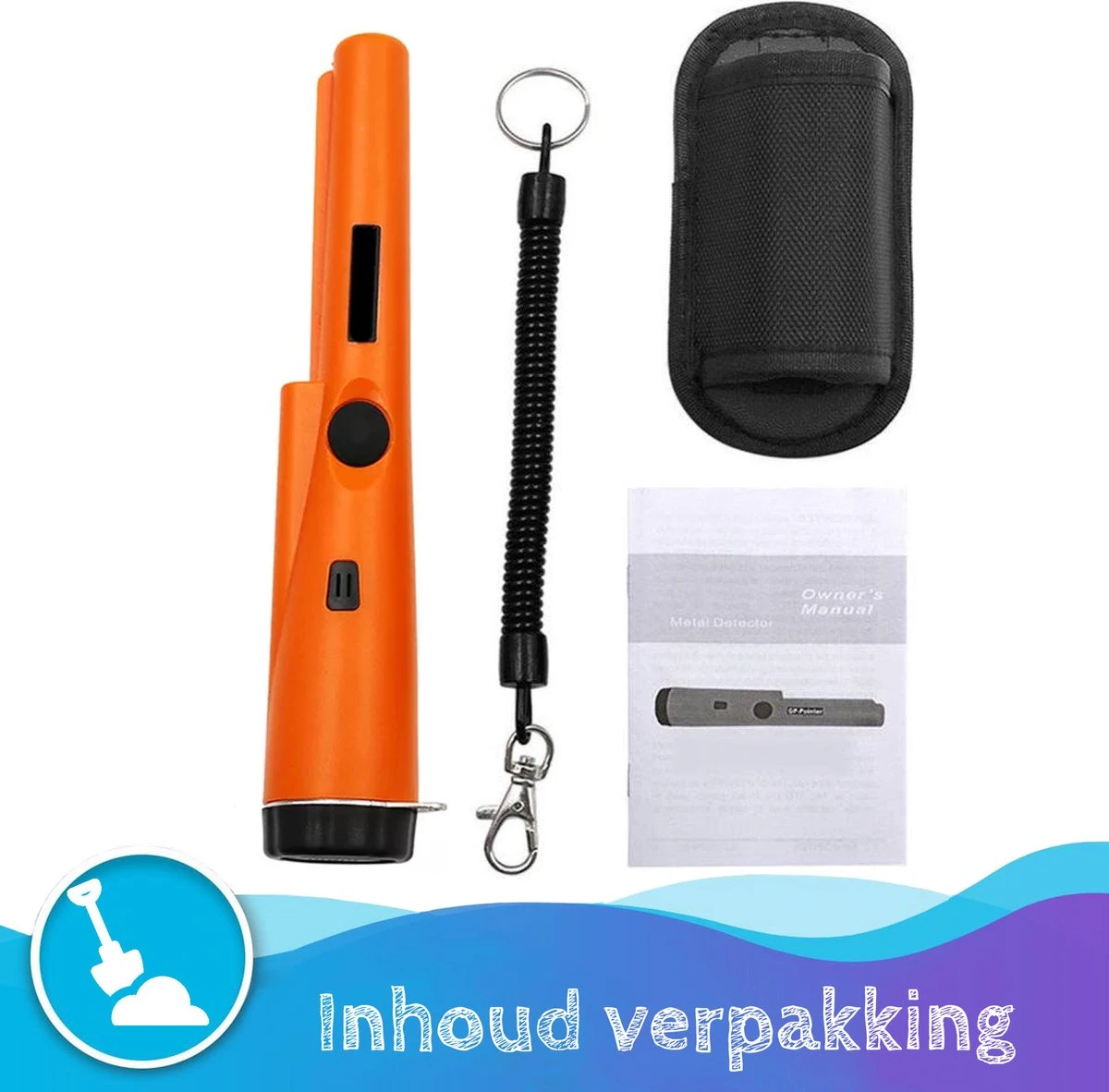 Summer Spark Pinpointer - Metaal Detector Professioneel - Oranje - Metaaldetector Voor Volwassenen / Kinderen 8 Summer Spark Pinpointer - Metaal Detector Professioneel - Oranje - Metaaldetector Voor Volwassenen / Kinderen - Afbeelding 6