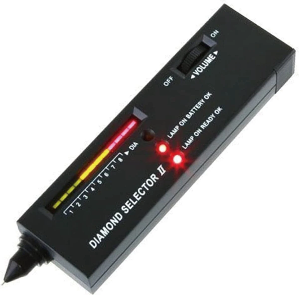 Colorful Sun® Professionele Diamant Tester - Diamond Tester - Diamond Selector Pen - Gratis 9v Batterij - Draagbare - Voor Diamant, Saffier, Robijn, Kristal, Agaat, Jade, Edelstenen - Hoge Nauwkeurigheid - Met LED - Met Opbergdoosje - Zwart 4 Colorful Sun® Professionele Diamant Tester - Diamond Tester - Diamond Selector Pen - Gratis 9v Batterij - Draagbare - Voor Diamant, Saffier, Robijn, Kristal, Agaat, Jade, Edelstenen - Hoge Nauwkeurigheid - Met LED - Met Opbergdoosje - Zwart - Afbeelding 2