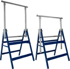 Merkloos Metalen Schragen - In Hoogte Verstelbaar - Tot 200kg - 2 Stuks -Makita Winkel 1200x1185 13