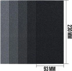 Propapier - Schuurpapier Voordeelset - 100 Stuks - Korrel P400 P600 P800 P1000 P1500 P2000 P2500 P3000 P5000 P7000 /Auto Polijsten / Meubels -Makita Winkel 1200x1187 8
