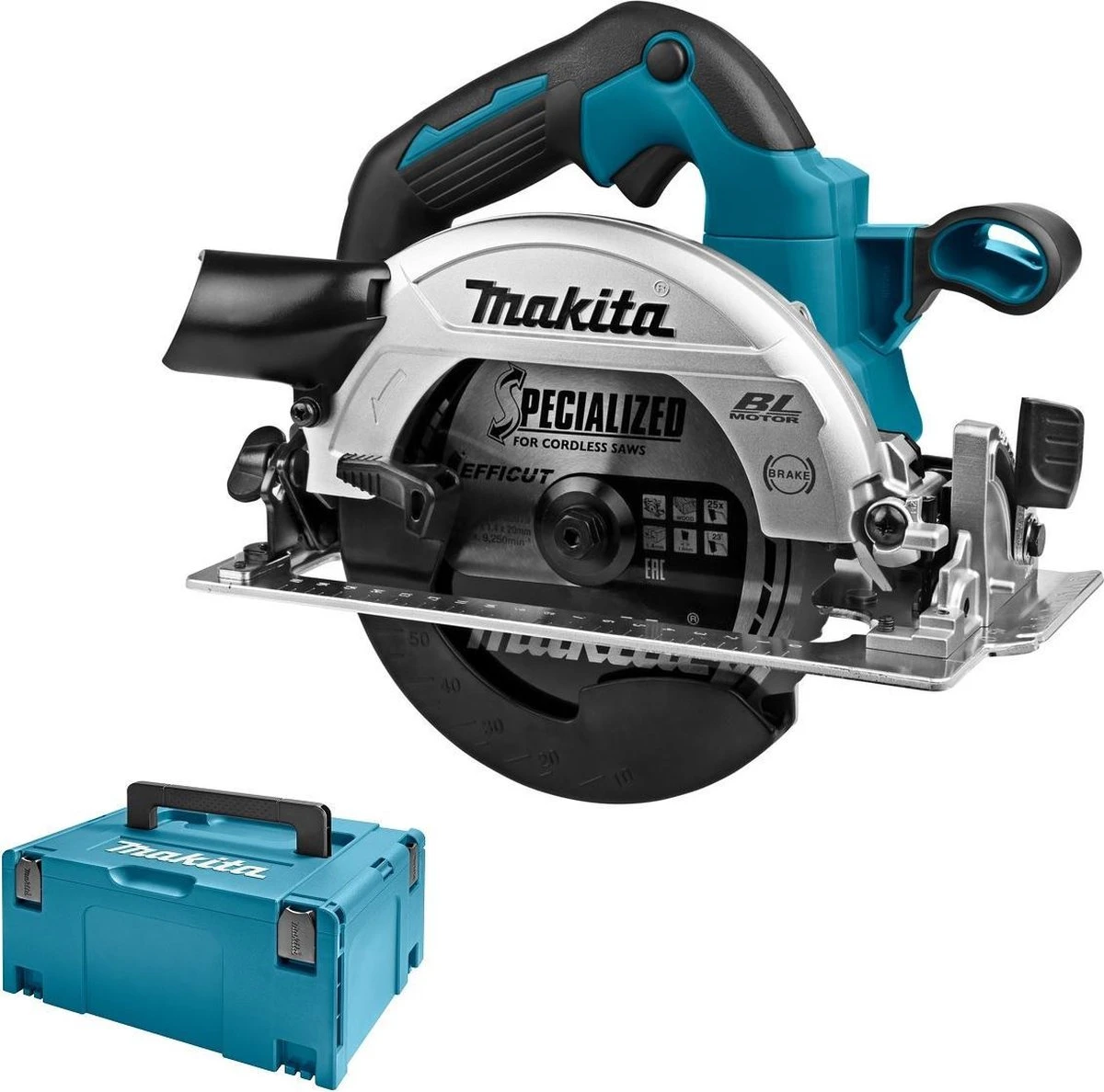 Makita DHS660ZJ Accu Cirkelzaag 18V - Losse Body (geleverd Zonder Accu En Lader) 4 Makita DHS660ZJ Accu Cirkelzaag 18V - Losse Body (geleverd Zonder Accu En Lader) - Afbeelding 2