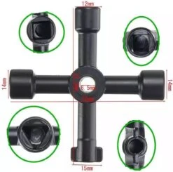 Universele 4 Weg Sleutel- Schakelkastsleutel- Driehoek Sleutel - Multitool- Zwart -Makita Winkel 1200x1189 13