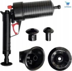 Dappermann Luchtdruk Ontstopper - Alles In 1 Ontstopper - Milieuvriendelijk - Herbruikbaar - Afvoerreiniger - Buisreiniger - Ontstoppingspomp - Ontstoppingspistool - Verstopping - Plopper - Hoge Druk - Toilet - Gootsteen -Makita Winkel 1200x1189 15