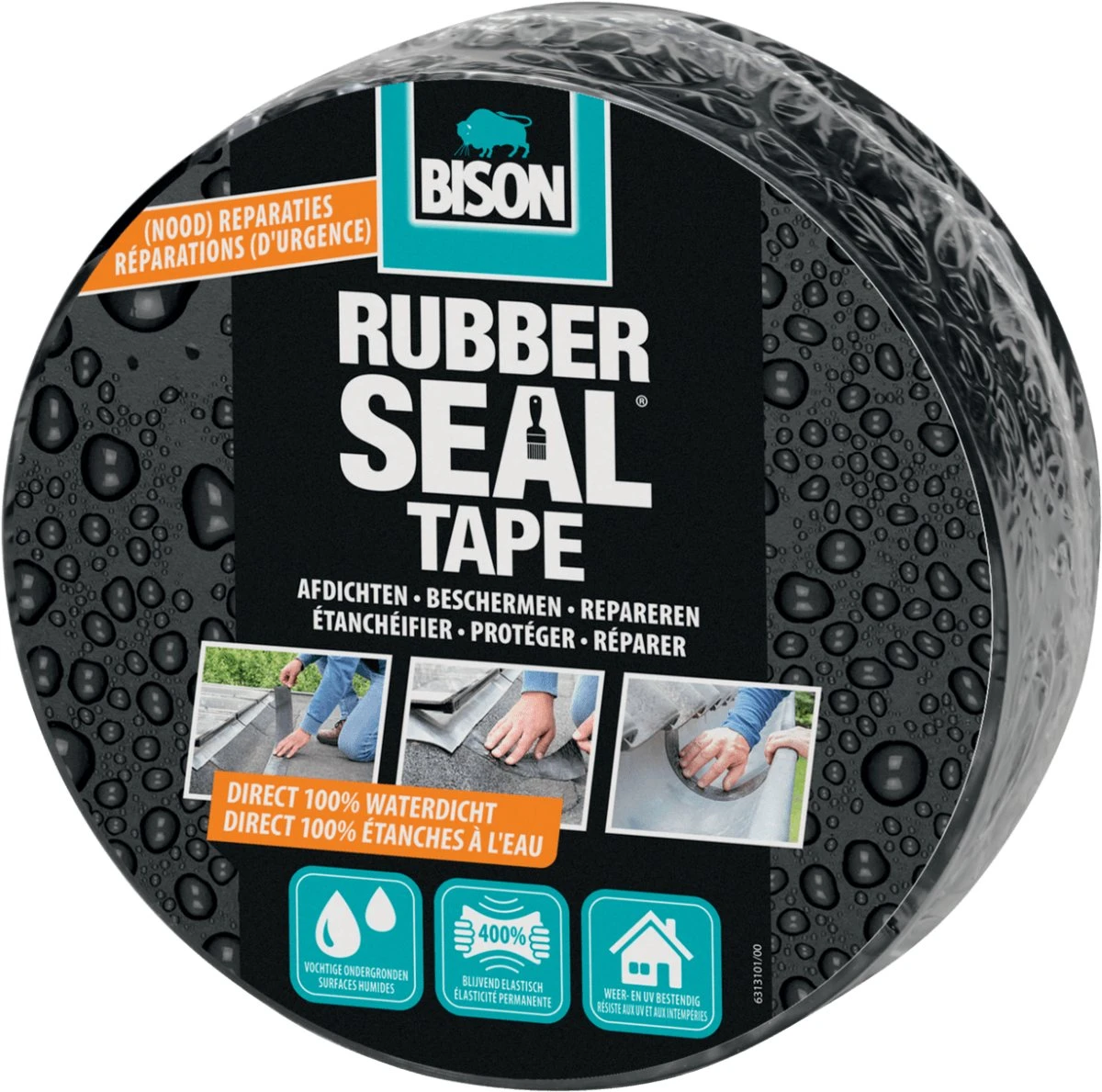 Bison Rubber Seal Tape 7.5 Cm Rol 5 Meter 3 Bison Rubber Seal Tape 7.5 Cm Rol 5 Meter