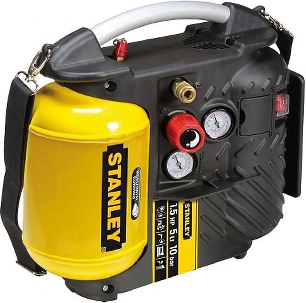 STANLEY Luchtcompressor - DN200/10/5 - Airboss 4 STANLEY Luchtcompressor - DN200/10/5 - Airboss - Afbeelding 2