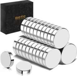 BOTC Super Sterke Magneten - 20 Stuks - 10x3MM - Inclusief Opbergdoosje Met Bewaardoosje - BMZ30S2