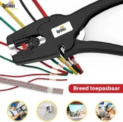 Optimus Professionele Automatische 2-in-1 Striptang - 0,03 Tot 10mm² - Afstriptang - Kabelstripper - Kabeltang - Kniptang - Draadknipper - Elektrotechniek -Makita Winkel 1200x1190 24