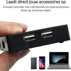 Compleet 100W Opvouwbare Zonnepaneel Set - Monokristallijn Zonnepaneel - 12V - Daglichtpaneel - Zonnepaneel Camper - Met Omvormer -Makita Winkel 1200x1190 34