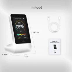 EYSLife® CO2 Meter PRO - Hygrometer Voor Binnen En Buiten – CO2 Melder Met Thermometer & Luchtvochtigheidsmeter – Complete Luchtkwaliteitsmeter 21 EYSLife® CO2 Meter PRO - Hygrometer Voor Binnen En Buiten – CO2 Melder Met Thermometer & Luchtvochtigheidsmeter – Complete Luchtkwaliteitsmeter -Makita Winkel 1200x1190 44