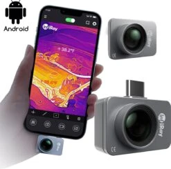 Infiray P2 PRO Warmtebeeldcamera Met Optische Lens - Warmtecamera Voor Android - Warmtemeter - Infrarood Camera 256x192 Pixels - 25 Hz -20° Tot 550°