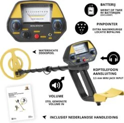 MacGyver 4-delige Metaaldetector Set – Detectie Apparaat Met Unieke Pinpointer – 10x25 Verrekijker – Schep Pikhouweelset – Waterdichte DryBag Backpack -Makita Winkel 1200x1191 12