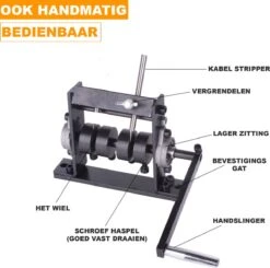Happyment Kabelstripper Machine - Extra Accessories - Kabelpeller - Draadstripper - Automatische Striptang - Stripmachine - Elektrisch - Koper -Makita Winkel 1200x1191 20