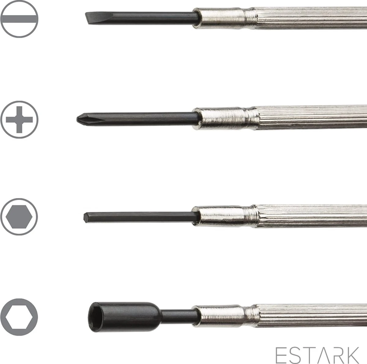 Mini Schroevendraaier Set - Kruiskop / Platte Kop - Precisie Juweliers Schroevendraaier Set - Kleine Horloge Schroevendraaier - Plat Kruis - 16-DELIG 6 Mini Schroevendraaier Set - Kruiskop / Platte Kop - Precisie Juweliers Schroevendraaier Set - Kleine Horloge Schroevendraaier - Plat Kruis - 16-DELIG - Afbeelding 4