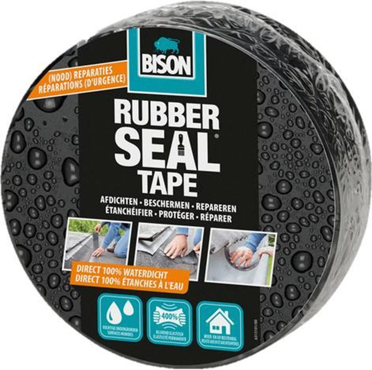 Bison Rubber Seal Tape 7.5 Cm Rol 5 Meter 6 Bison Rubber Seal Tape 7.5 Cm Rol 5 Meter - Afbeelding 4