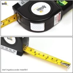 Optimus Professionele 4-in-1 Laser Waterpas - Incl. Batterij - Kruislijnlaser - Lijnlaser Waterpas - Zelfnivellerende - Rolmaat, Liniaal & Waterpas -Makita Winkel 1200x1193 19