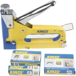 Kinzo Tacker Nietmachine - Incl. 1500 Spijkers En Nieten - Voor Vloerbedekking En Hout - Traploos Instelbaar -Makita Winkel 1200x1193 27