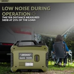 YSONIC YS2300i Inverter Generator - 2KW - 230V - USB - Autolader En Parallel Poort - Fluisterstil 58 DB -Olie En Overload Alarm -Makita Winkel 1200x1194 17