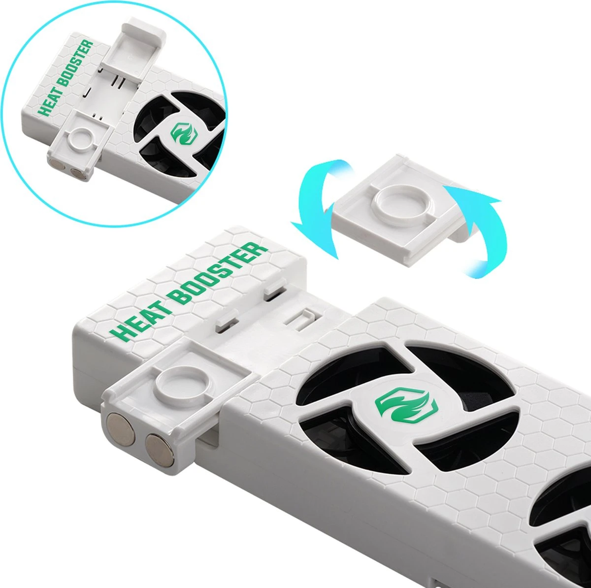 Radiator Ventilator - Single-set – Universeel - Geschikt Voor Standaard, Smalle En Enkelplaats Radiatoren En Convectoren - Magnetisch - Geruisloos - Ultrazuinig 5 Radiator Ventilator - Single-set – Universeel - Geschikt Voor Standaard, Smalle En Enkelplaats Radiatoren En Convectoren - Magnetisch - Geruisloos - Ultrazuinig - Afbeelding 3