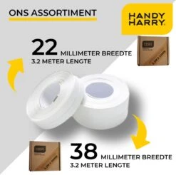 HANDY HARRY® Afdichtstrip 3.2m X 38mm - Kitstrip - Sanitairstrip - Wit -Makita Winkel 1200x1196 25