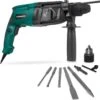 VONROC Boorhamer 800W – 3 Joule – SDS Plus – 4 Functies – Incl. Tandkransboorkop En Accessoires -Makita Winkel 1200x1197 1