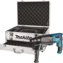 MAKITA Boorhamer 230 V - Incl. 14-delige SDS Borenset - Incl. Alu Koffer