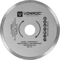 VONROC Diamantschijven Set – Ø125MM – Universeel – 3 Stuks – Segment, Turbo & Volrand 8 VONROC Diamantschijven Set – Ø125MM – Universeel – 3 Stuks – Segment, Turbo & Volrand -Makita Winkel 1200x1198 1