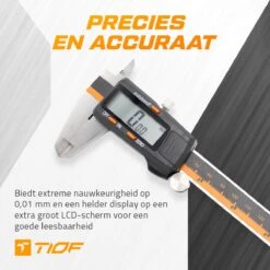TIOF Digitale Schuifmaat - Opbergcase – Incl. 3 Batterijen – 150 Mm – LCD – RVS -Makita Winkel 1200x1198 37