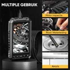 Endoscoop Camera HD Inspectiecamera 5M – 5.0” Scherm – Luxe Opbergtas - IP67 Waterdicht – Incl. Micro SD Kaart 32GB -Makita Winkel 1200x1198 59