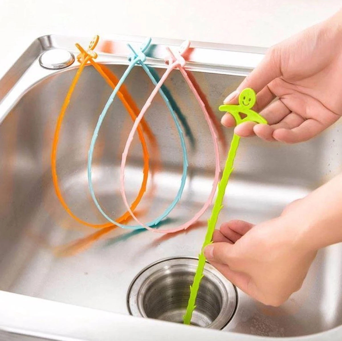 Merkloos Afvoer Ontstoppen - Gootsteenontstopper - Gootsteen Verstopt - 1 Stuks - Afvoer Verstopt - Ontstopper - Verschillende Kleuren - Stipco 7 Merkloos Afvoer Ontstoppen - Gootsteenontstopper - Gootsteen Verstopt - 1 Stuks - Afvoer Verstopt - Ontstopper - Verschillende Kleuren - Stipco - Afbeelding 5