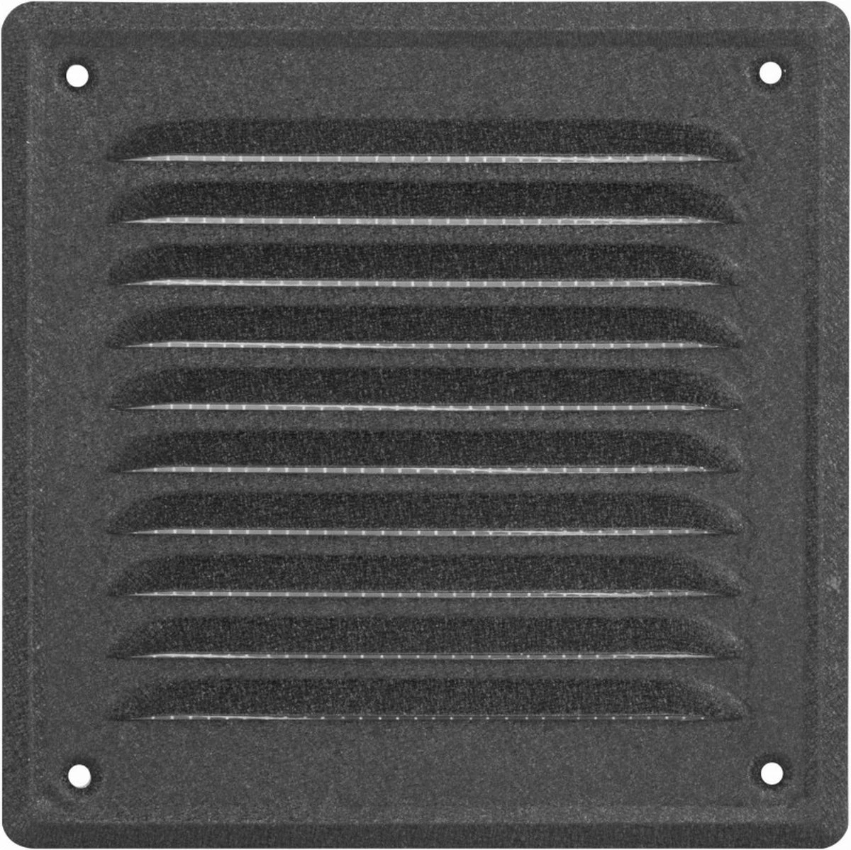 3BMT Ventilatierooster Vierkant - Grijs - Schoepenrooster - RVS - 16,5 X 16,5 Cm Buitenzijde 3 3BMT Ventilatierooster Vierkant - Grijs - Schoepenrooster - RVS - 16,5 X 16,5 Cm Buitenzijde