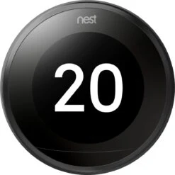 Google Nest Learning Thermostat - Slimme Thermostaat - Zwart