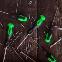 TOOLZILLA 10-delige Magnetische Schroevendraaierset Voor Alle Toepassingen - 3 Verschillende Modellen Voor Doe-het-zelvers, Met Platte Punt En Kruispunt Van Hoogwaardig Chroom-vanadium. -Makita Winkel 1200x1199 6