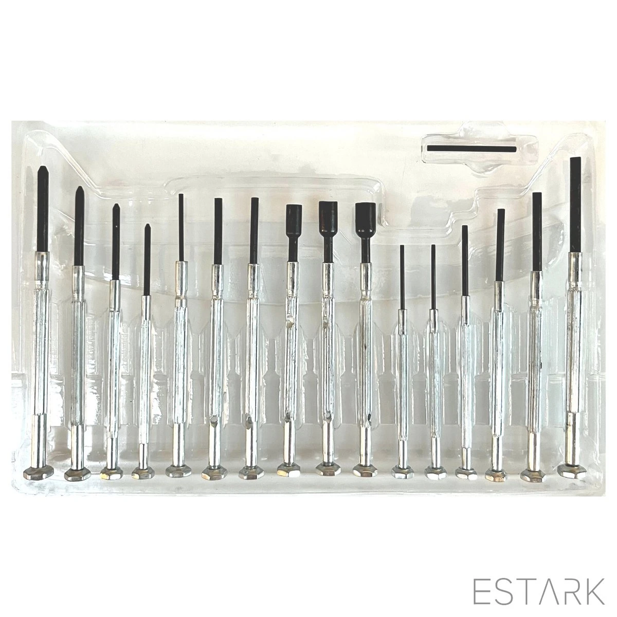 Mini Schroevendraaier Set - Kruiskop / Platte Kop - Precisie Juweliers Schroevendraaier Set - Kleine Horloge Schroevendraaier - Plat Kruis - 16-DELIG 15 Mini Schroevendraaier Set - Kruiskop / Platte Kop - Precisie Juweliers Schroevendraaier Set - Kleine Horloge Schroevendraaier - Plat Kruis - 16-DELIG - Afbeelding 13