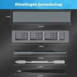 YONO Professionele Precisie Schroevendraaierset 44-Delig Magnetisch - Gereedschap Voor Laptop / Camera / Smartphone / IPhone / Tablet / Macbook / Brillen / Horloges / Uurwerk -Makita Winkel 1200x1200 1017