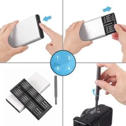 Professionele Precisie Schroevendraaierset 62-Delig Magnetisch - Gereedschap Voor Laptop / Camera / Smartphone / IPhone / Tablet / Macbook / Brillen / Horloges / Uurwerk -Makita Winkel 1200x1200 1024