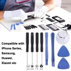Smartphone Tablet Micro Schroevendraaierset - 10 Delige Reparatieset - Smartphone Schroevendraaierset - Gereedschapset Geschikt Voor Apple Iphone - Samsung - Laptop - 4 Schroevendraaiers -Makita Winkel 1200x1200 1040