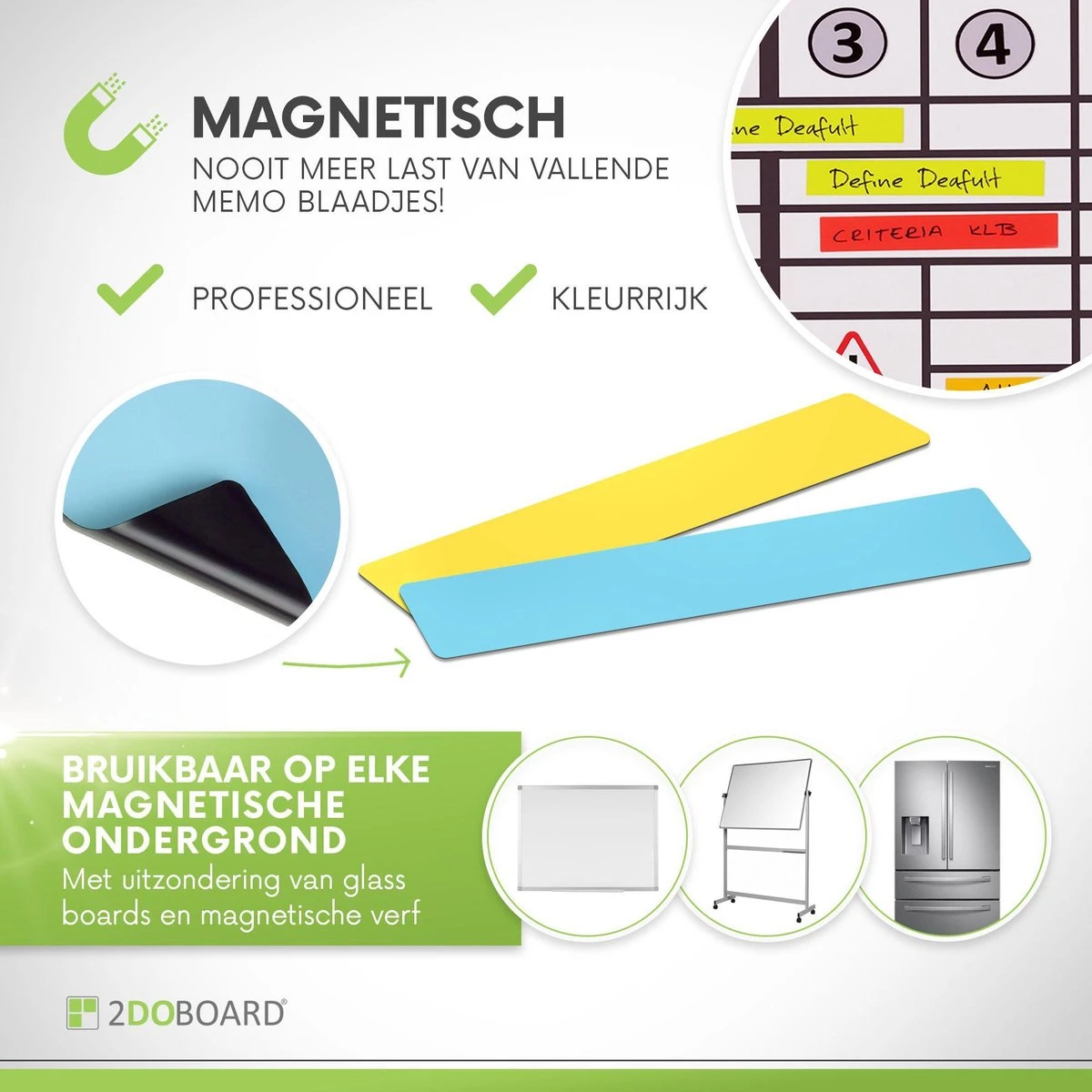 25 Whiteboard Magneten Balk 15 X 2,5 Cm Grijs - Herschrijfbaar 5 25 Whiteboard Magneten Balk 15 X 2,5 Cm Grijs - Herschrijfbaar - Afbeelding 3