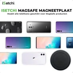 ISetchi MagSafe Magneet Platen Set Universeel (2 Stuks Verpakking) - Voor Draadloze Opladers - Magneet Sticker Ring Voor Telefoonhouders En MagSafe Accessoires - Geschikt Voor Alle Telefoons En Hoesjes -Makita Winkel 1200x1200 1079