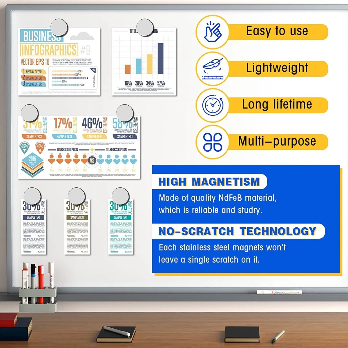 BOTC Super Sterke Magneten - 20 Stuks - 10x3MM - Inclusief Opbergdoosje Met Bewaardoosje - BMZ30S2 6 BOTC Super Sterke Magneten - 20 Stuks - 10x3MM - Inclusief Opbergdoosje Met Bewaardoosje - BMZ30S2 - Afbeelding 4