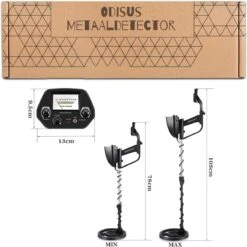ODISUS Metaal Detector Voor Goud, Munten, Sierraden, ... - Metaaldetector Voor Kinderen & Volwassenen - 20 Cm Detectie Diepte - 78 Tot 103 Cm Lang - Inclusief Koptelefoon & Schep & 2x Batterijen & Pintpointer -Makita Winkel 1200x1200 1114