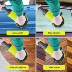 Qumax Polijstmachine – Poetsmachine Incl. 4 Polijstschijven – Krachtige Motor – 180mm – 220/240V -Makita Winkel 1200x1200 113