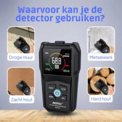 Mestek Pinless Vochtmeter WM700A - Hygrometer - Muren - Hout - Binnen - Inclusief Opbergzakje -Makita Winkel 1200x1200 1135