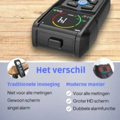 Mestek Pinless Vochtmeter WM700A - Hygrometer - Muren - Hout - Binnen - Inclusief Opbergzakje -Makita Winkel 1200x1200 1136