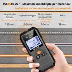 MAKA Digitale Leidingzoeker - Koper, Metaal & Hout Detectie Tot 120mm -Makita Winkel 1200x1200 1147