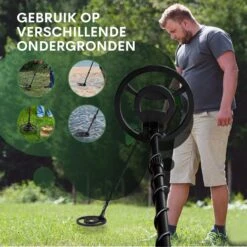 DETECT-IT PRO Metaaldetector Voor Kinderen En Volwassenen - Pinpointer - LCD Scherm - Waterdicht - Verstelbaar - Inclusief Batterijen En Schep/Pikhouweel -Makita Winkel 1200x1200 1180