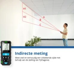 Techweise Laser Afstandsmeter - Laser Meter - 50 Meter Bereik - Met Alle Meetopties -Makita Winkel 1200x1200 1188