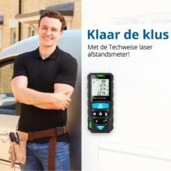 Techweise Laser Afstandsmeter - Laser Meter - 50 Meter Bereik - Met Alle Meetopties -Makita Winkel 1200x1200 1190